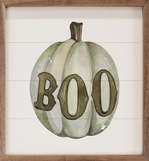 Boo Pumpkin White